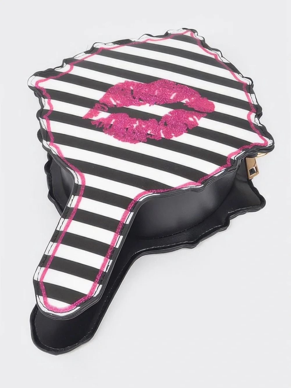 Lips Hair Brush Clutch